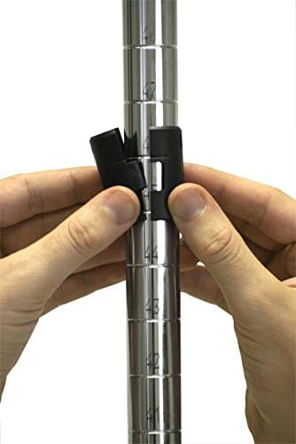 Omega 30" Deep x 60" Wide x 63" High 3 Tier Chrome Starter Shelving Unit