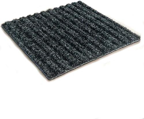 KOECKRITZ Heavy Duty Durable All Weather Indoor/Outdoor Non Slip Entrance Mat Rugs and Runners for Office Business Building Home Garage Front Door - 2' x 10' Charcoal