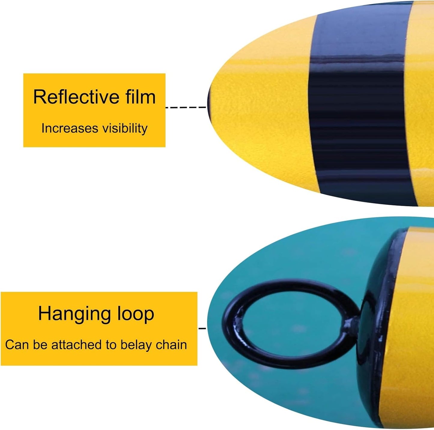 Safety Bollard, Driveway Barrier, Parking Stopper for Garage, Steel Car Parking Protection Posts, Caution Cones, Perfect for Traffic-Sensitive Area(Yellow A(2PCS))