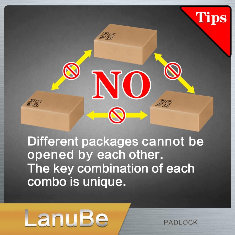 LanuBe Laminated Padlock 1-9/16inch (40mm) Long Shackle 60 Pack Keyed Alike, Blue Plastic Hoop, Bulk Locks for Warehouse, School