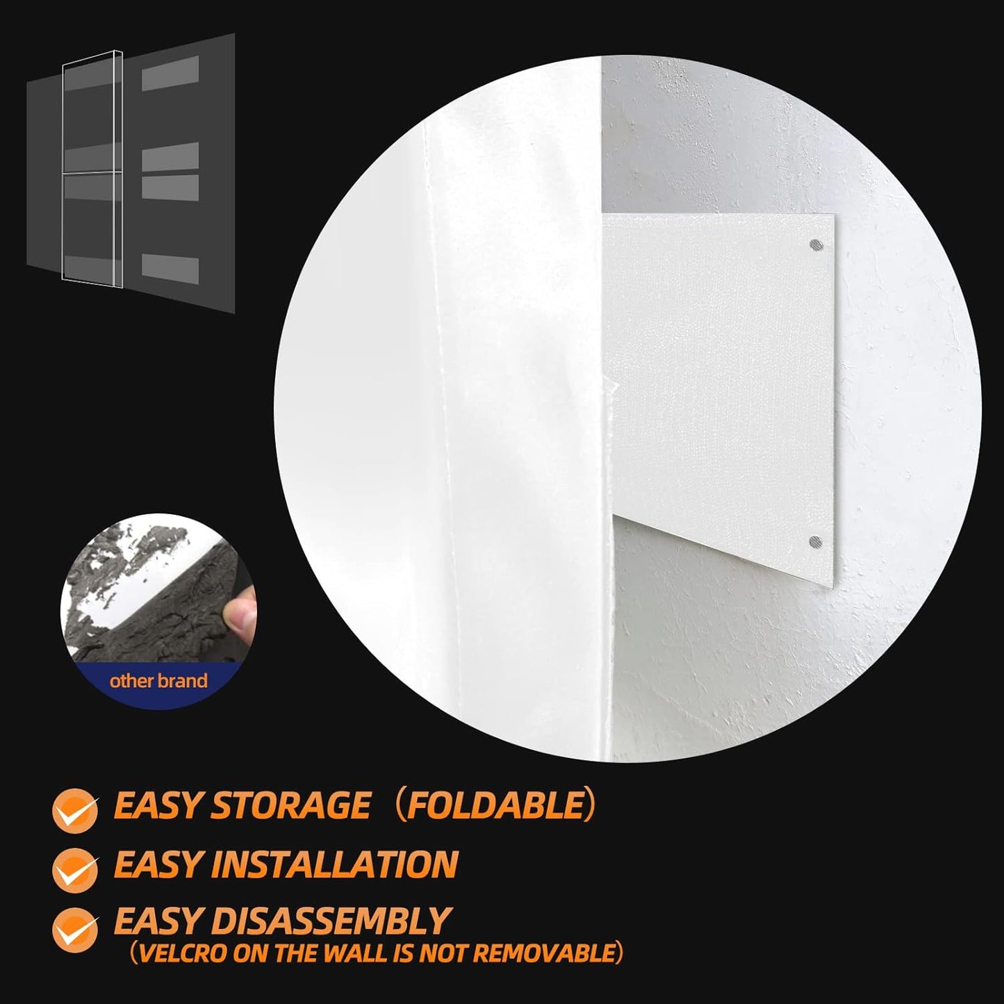PROGOAL 2"/4" Thick Foam Protection Wall Pad,Gym Basketball-Court Protectors,Durable Waterproof Padding for Wall-Mounted Basketball Hoops(60" L x 20" W)…