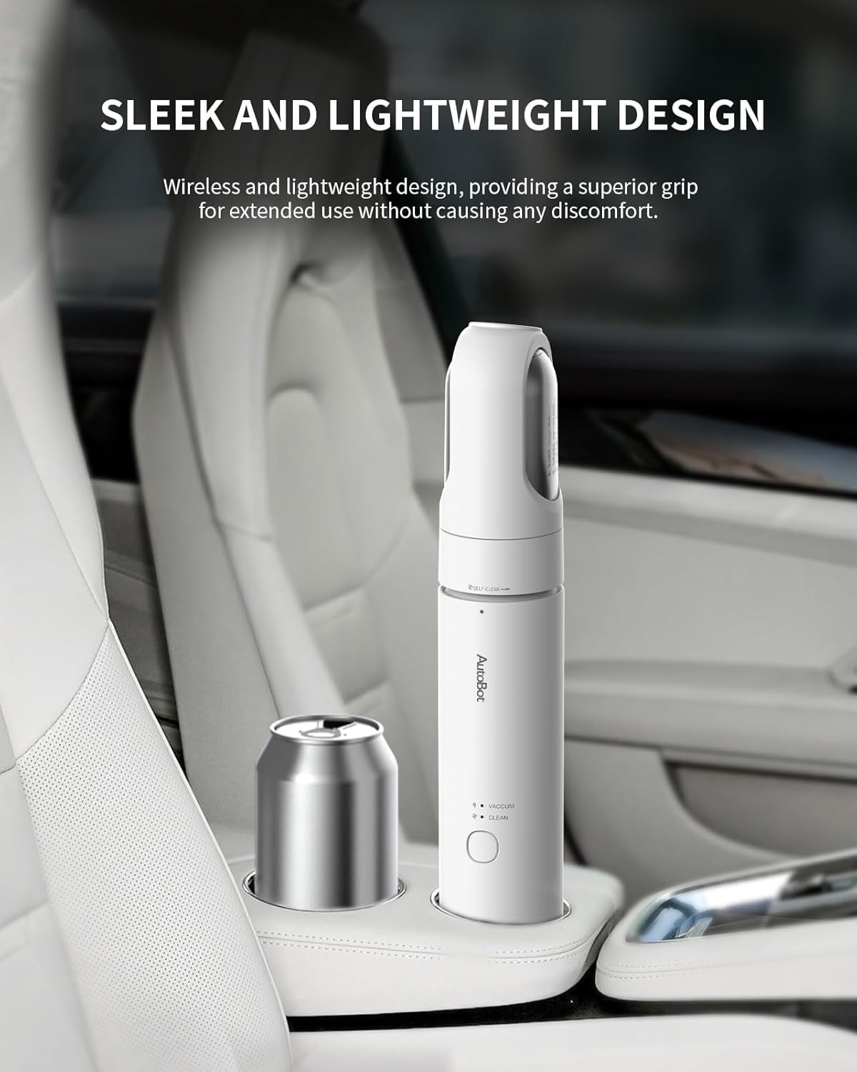 Car Vacuum Cleaner, 12,000PA Handheld Vacuum with Air Blower Inflator Pump Dust Buster, Car Vacuum with 30 Mins Runtime, 2H Fast Charge, Portable Vacuum for Car