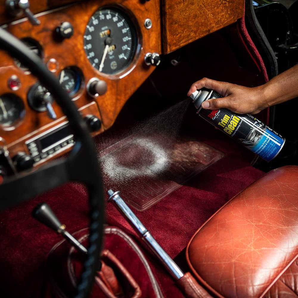 Stoner Car Care 91134–3PK Trim Clean All-Purpose Fast Acting Powerful Foaming Cleaner Quickly Removes Grime and Stains From Trim, Consoles, and More To Restore Automotive Interiors, 18 Oz, Pack of 3
