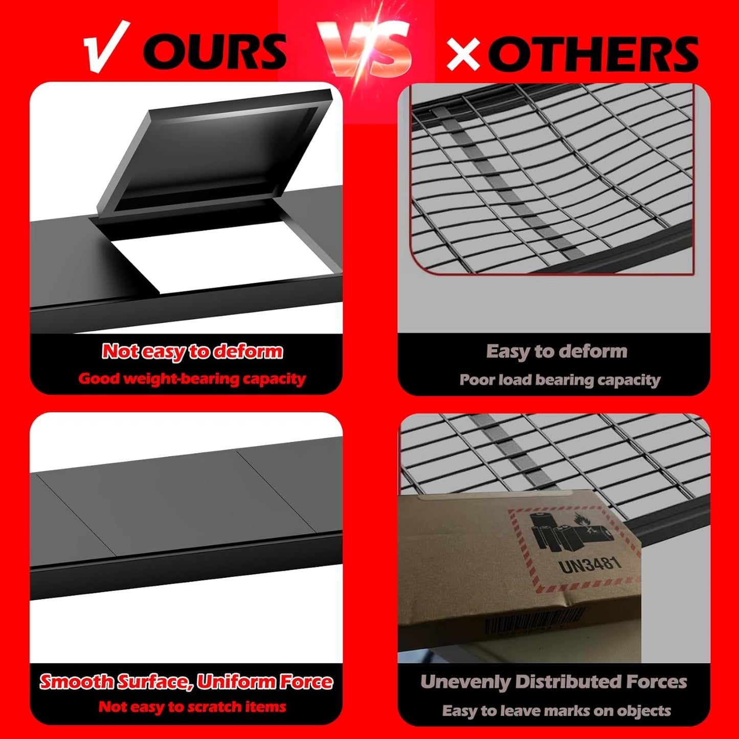 Garage Shelving Heavy Duty - 6.5ft W Extra Large Metal Shelving Units and Storage for 5500lbs, 5tier Adjustable Basement Storage Industrial Shelves Pallet Racking Organizer (23.6"D *78.7"W * 98.4"H)