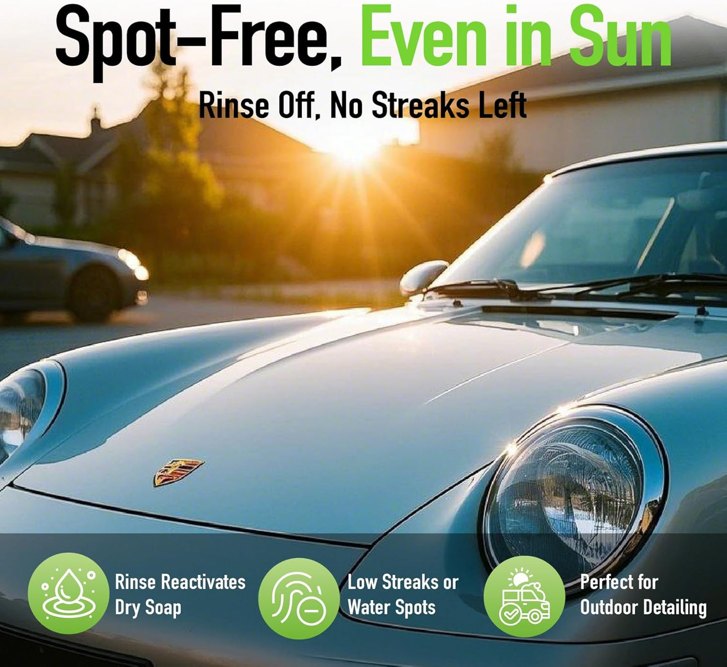 Nanoskin BUBBLE BATH Foaming Car Wash Shampoo 55 Gallons - Works with Foam Cannon, Foam Gun, Bucket Washes, Car Soap for Pressure Washer | For Car, Truck, Motorcycle, RV & More | Green Apple Scented