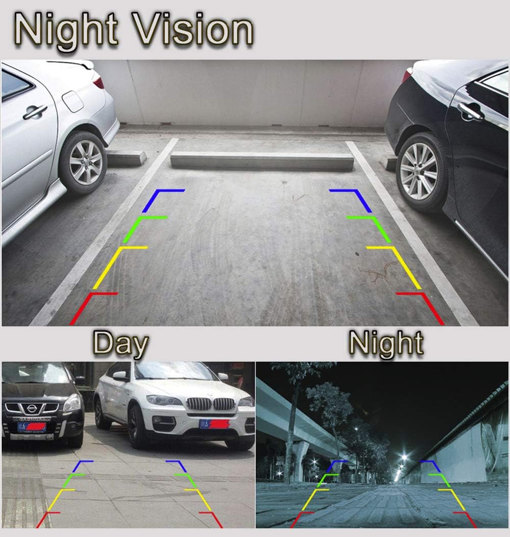 Full HD Adjustable Angle Car Rear View Camera for Toyota RAV4 RAV-4 RAV 4/ Toyota Vanguard 2006~2012 &Vehicle Camera Waterproof and Shockproof Reversing Backup Camera (Full HD Adjustable Angle)