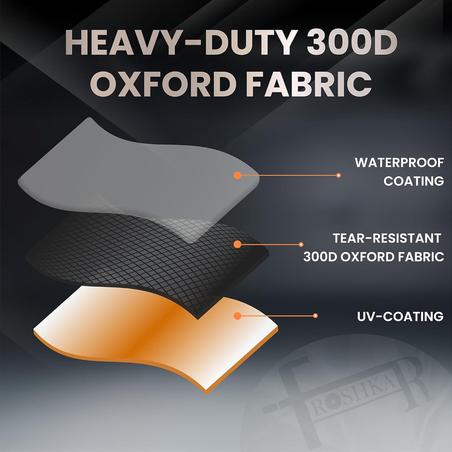 Motorcycle Cover Waterproof Outdoor with Cotton Lining, All Weather Protection from Rain, Dust & Snow - 300D Heavy Duty, Lock Holes, Storage Bag, Universal Fits up to 108" Motorcycles - MC2