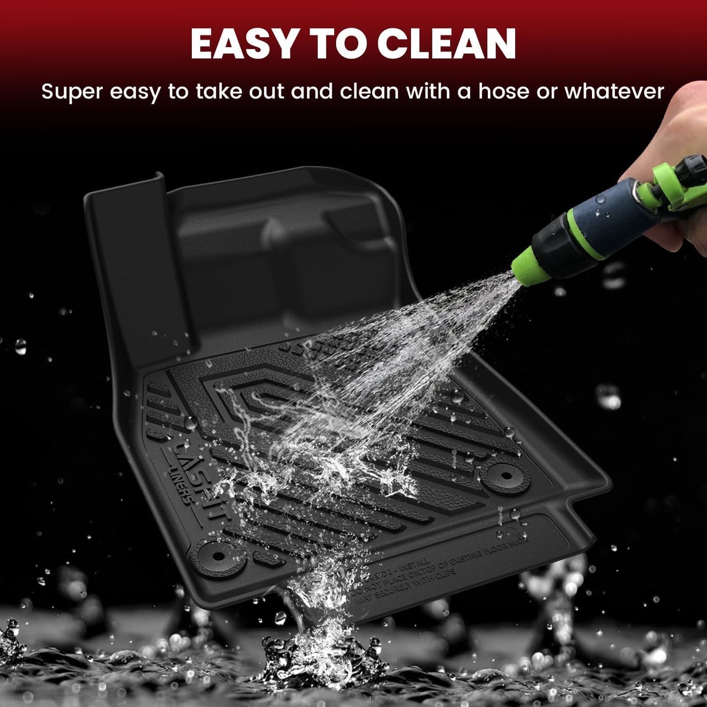 LASFIT Floor Mats & Cargo Mat for Audi Q5/SQ5 2018-2025 (Include Sportback 2021-2025), TPE All Weather Protection Custom Fit 1st & 2nd Row Rubber Floor Liners for Audi Automotive Accessories, Black