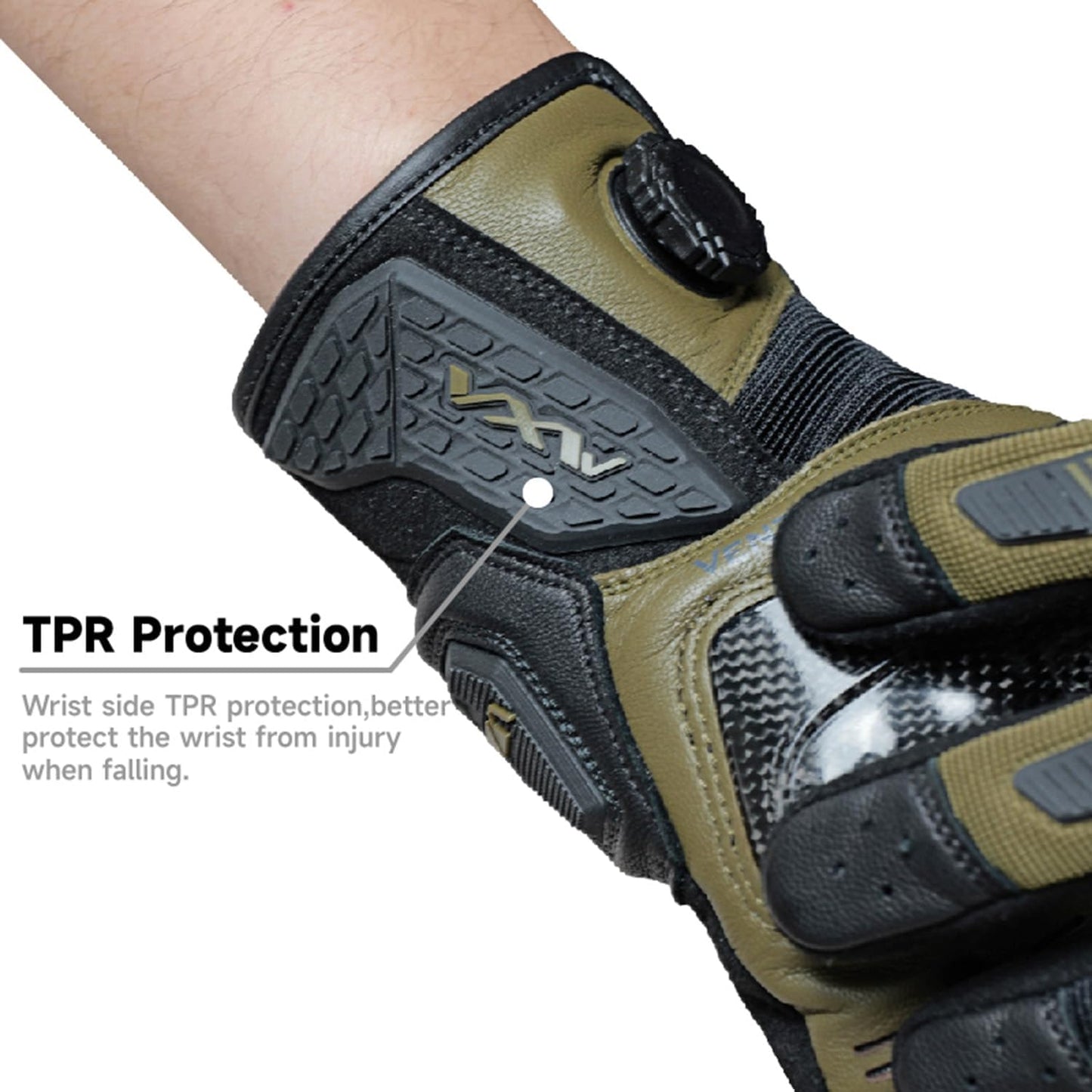 VXW High Protection Motorcycle Gloves for Men - Gel Palm Sliders& Joints Protection Design, High-Speed Sports Gear for MTB/ATV/BMX/Motocross/Racing/Dirt Bike Gear