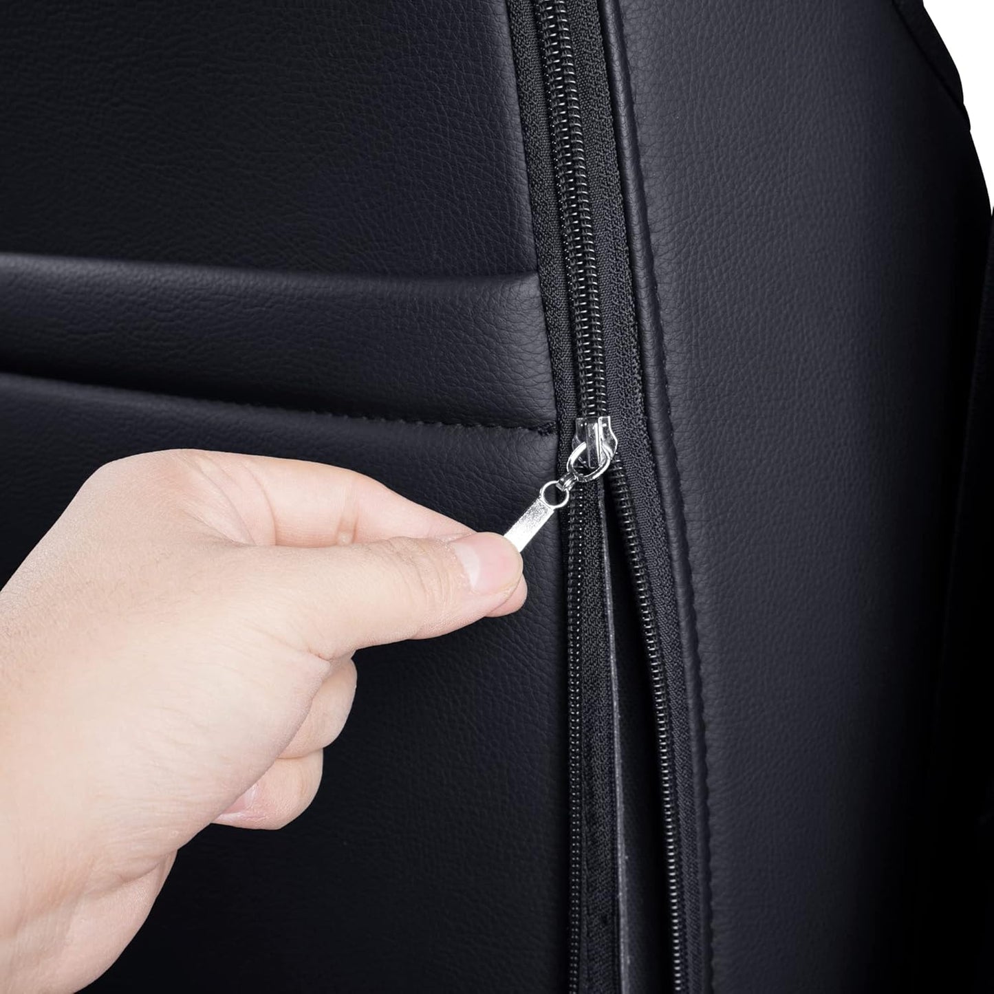 LUCKYMAN CLUB 2 Front Tacoma Seat Covers Custom Fit 2016-2023 Tacoma Crew Cab and Extended Cab (Gray 2 pcs)