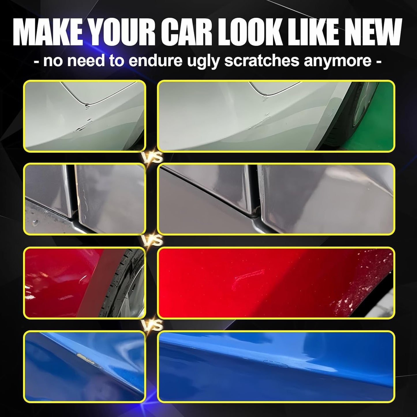 KIKIMO for Tesla Touch Up Paint(Solid Black(PBSB)), Car Paint Repair Kit for Tesla Model Y/3/S/X, 2 In 1 Scratches Repair with Pen Tip and Brush, Color-Matched for Quick & Easy Fix