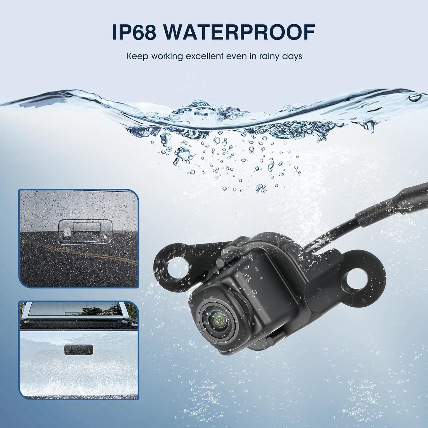 Rear View Backup Camera Fit for Toyota Tundra 2007-2013, Reversing Parking Assist Camera OE Replacement 86790-34030 86790-34011