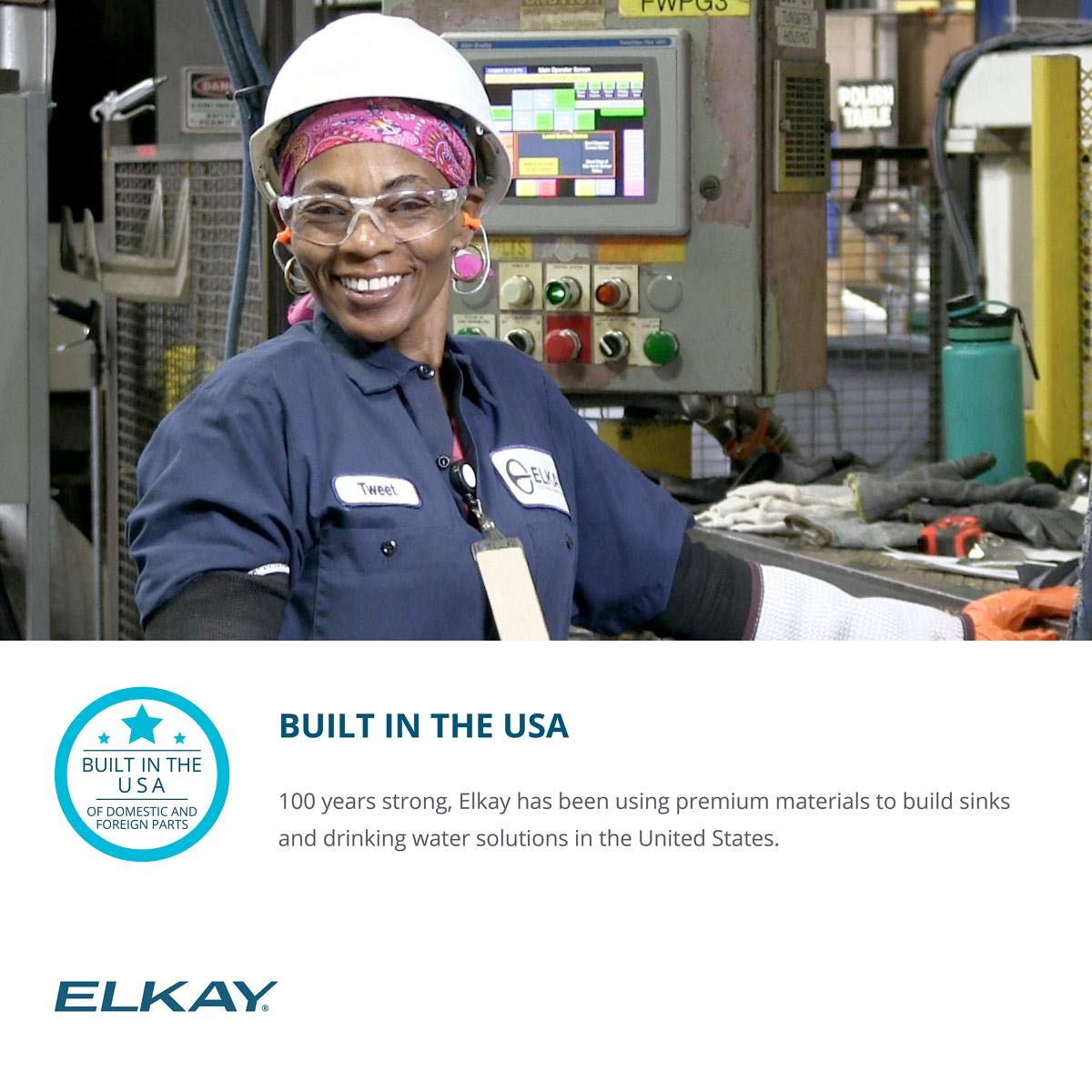 Elkay Wall Mount ADA Cooler Non-Filtered Non-refrigerated Stainless