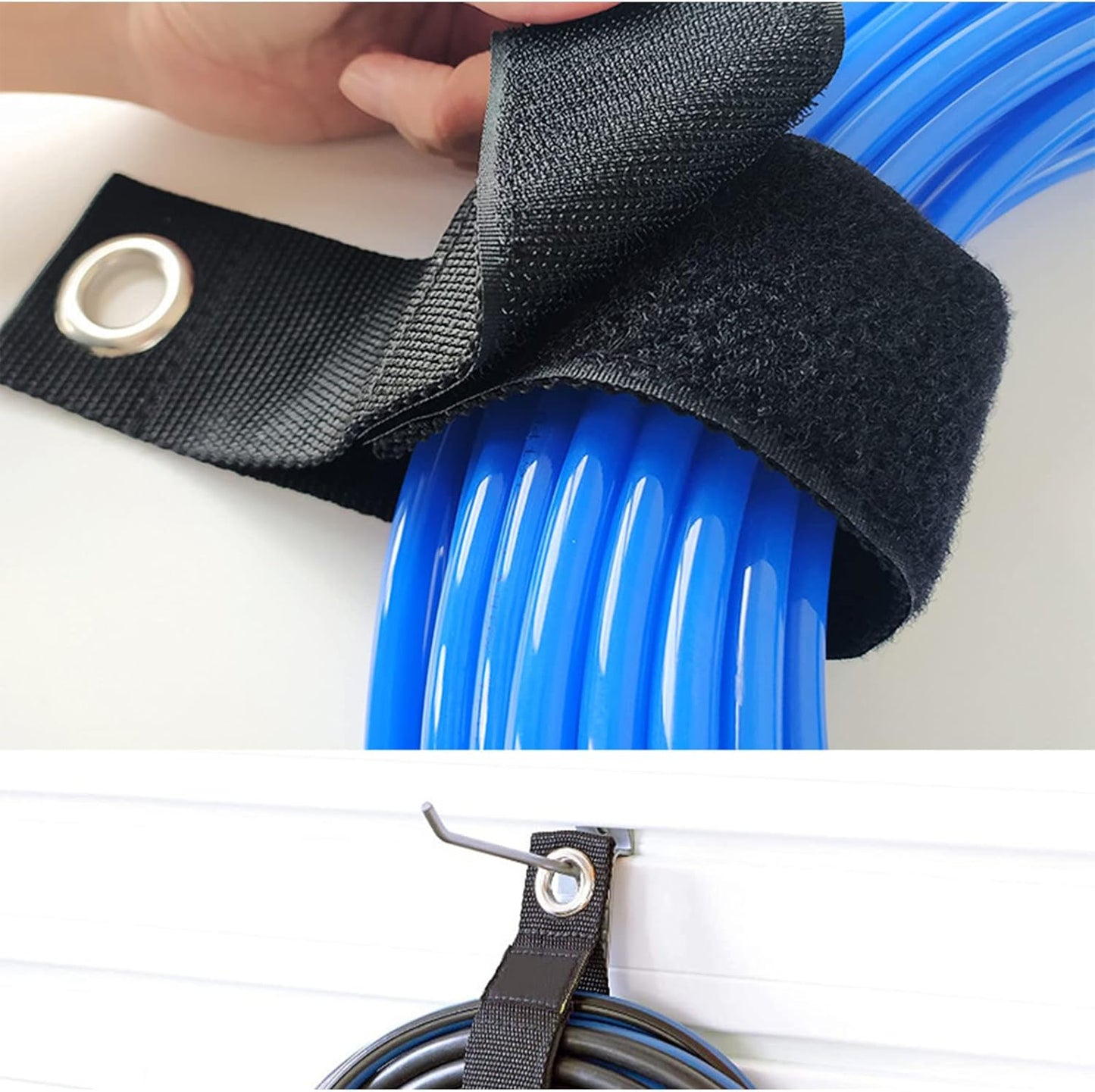 Intpro Garage Hooks 22 Pack Heavy Duty Garage Storage Hooks Steel Tool Hangers for Garage Wall Mount Utility Hooks and Hangers with Anti-Slip Coating for Tools Organizer Ladders Bikes Bulky Items