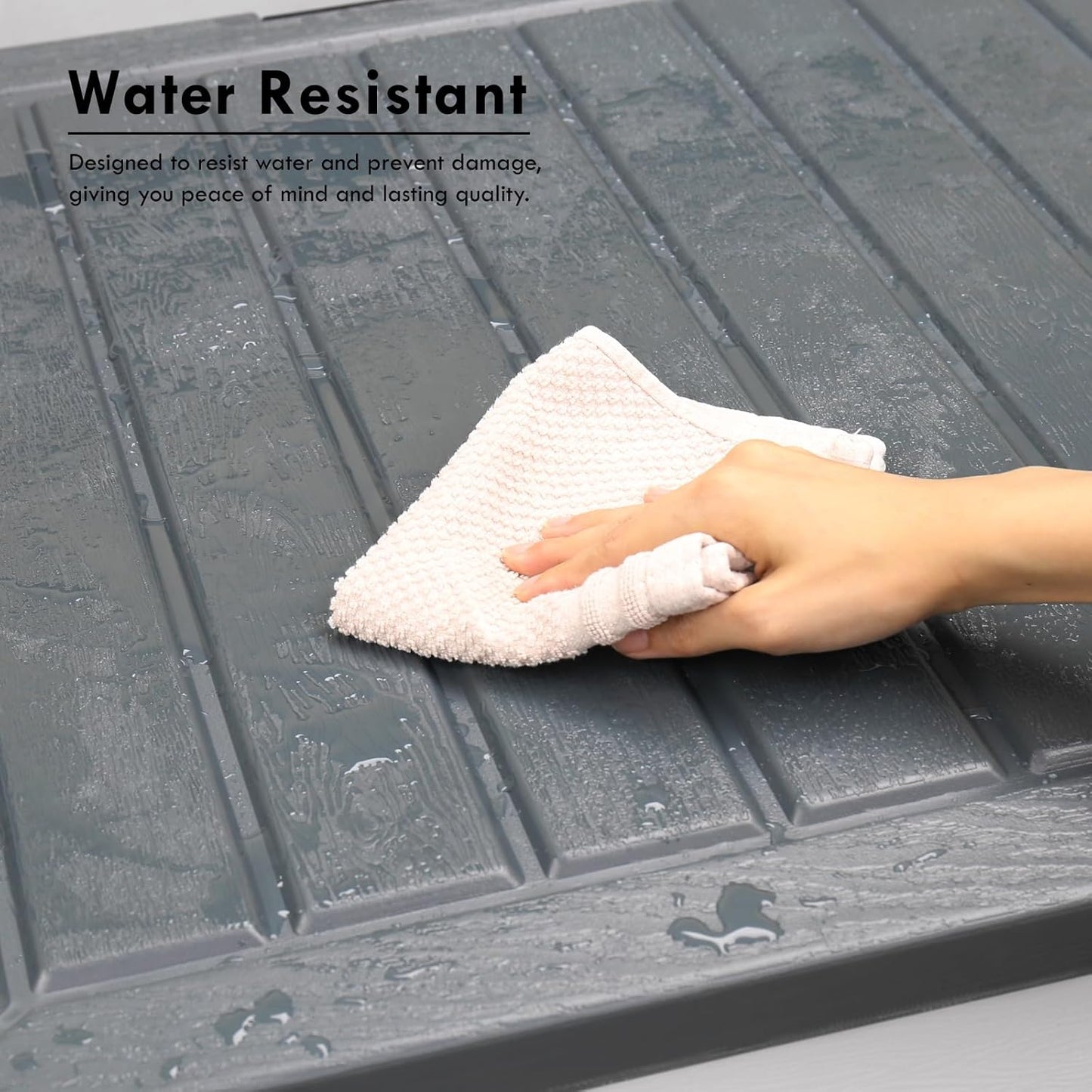 35 Cu.ft Outdoor Storage Shed, Large Resin Storage Box, Waterproof & Lockable Cabinet for Garden Yard Patio Garage Backyard Storage (White - 35 Cu. ft)