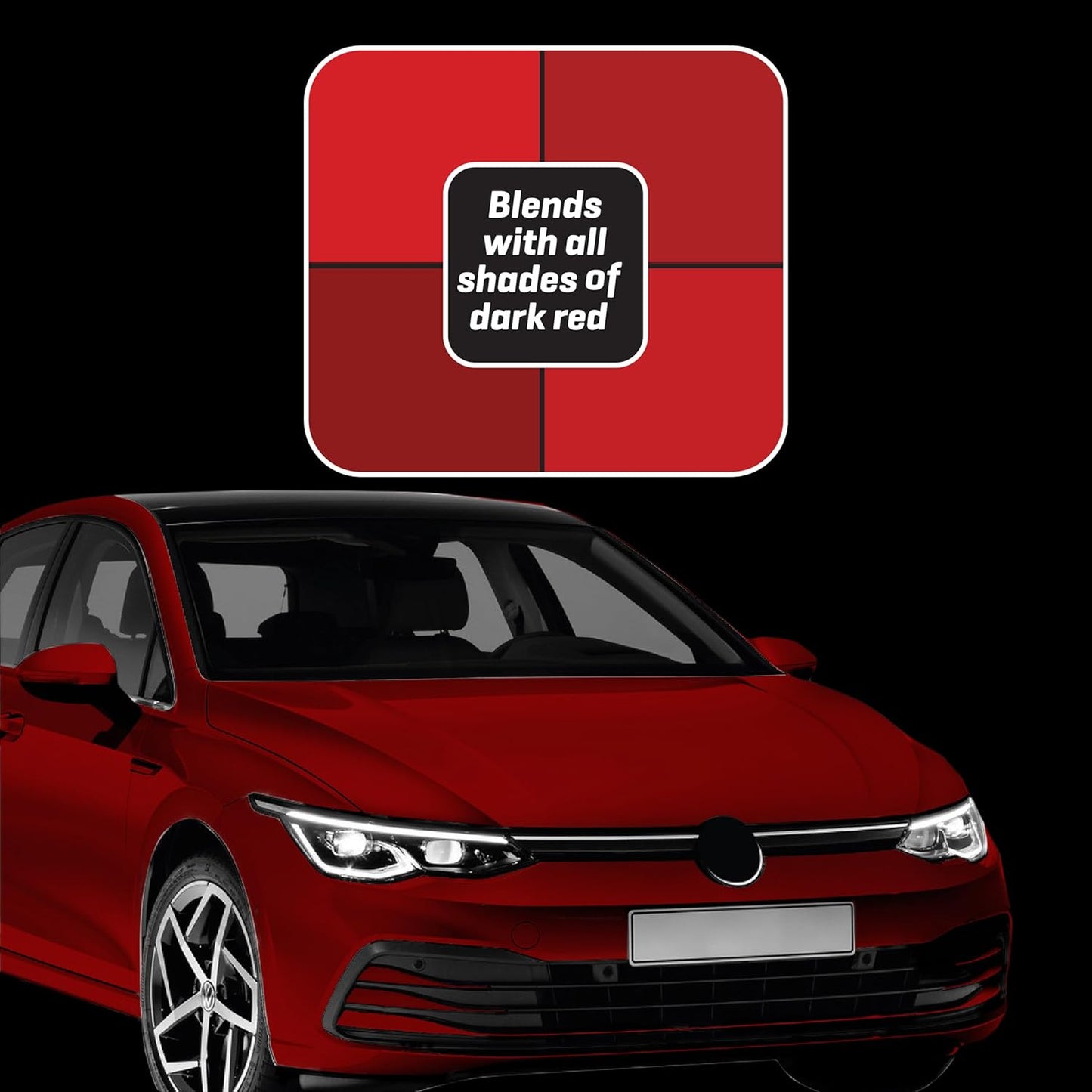 T-Cut Dark Red Scratch Remover Color Fast Paintwork Restorer Car Polish, 13 Colors Available, 17 Fl Oz