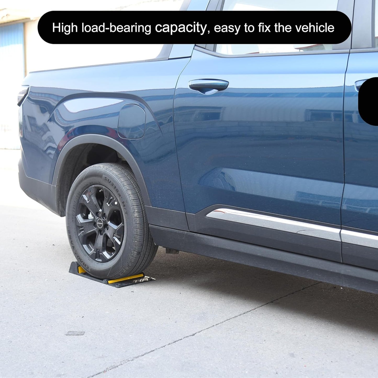 11''x21''/28cmx53cm Parking Guide Mats,Durable Self Adhesive Anti-Skid Wheel Stopper, Parking Assistance Accessories for Garage Vehicles (8 Pack)