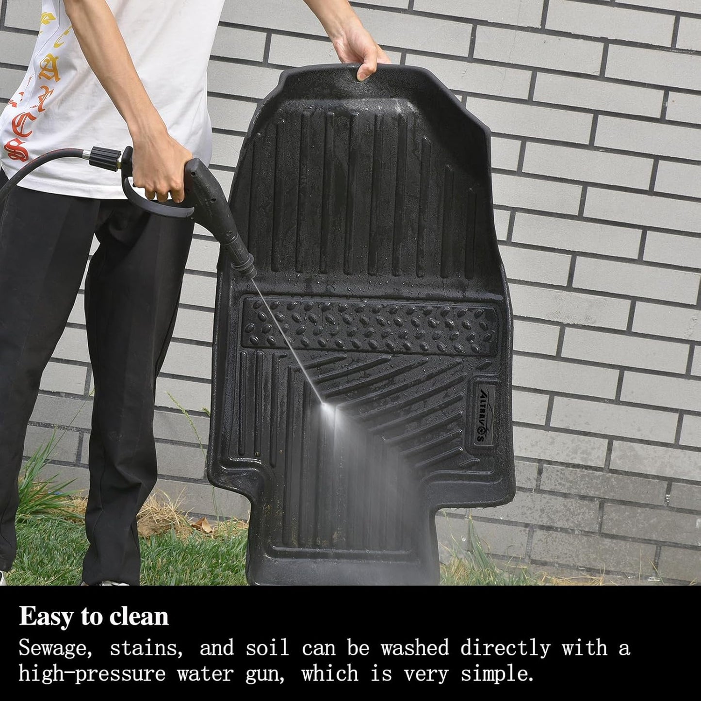 Floor Mat for Nissan Armada Infiniti QX80 2025 (Only for 8 Seats) TPE All Weather Protection Car Floor Liners Accessories