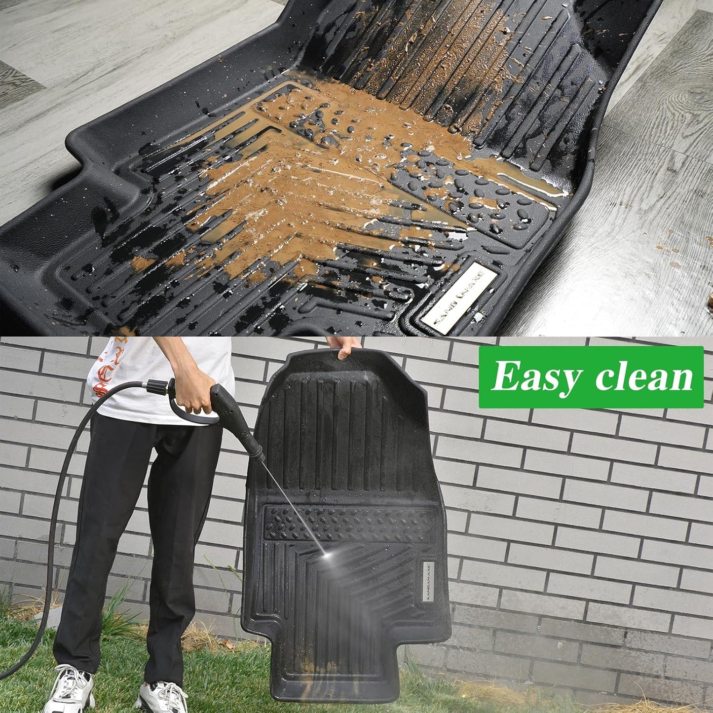 Floor Mats & Trunk Mat for 2025 Nissan Murano with Cargo Liners Accessories Backrest Mat TPE All Weather Protection Car Floor Liners