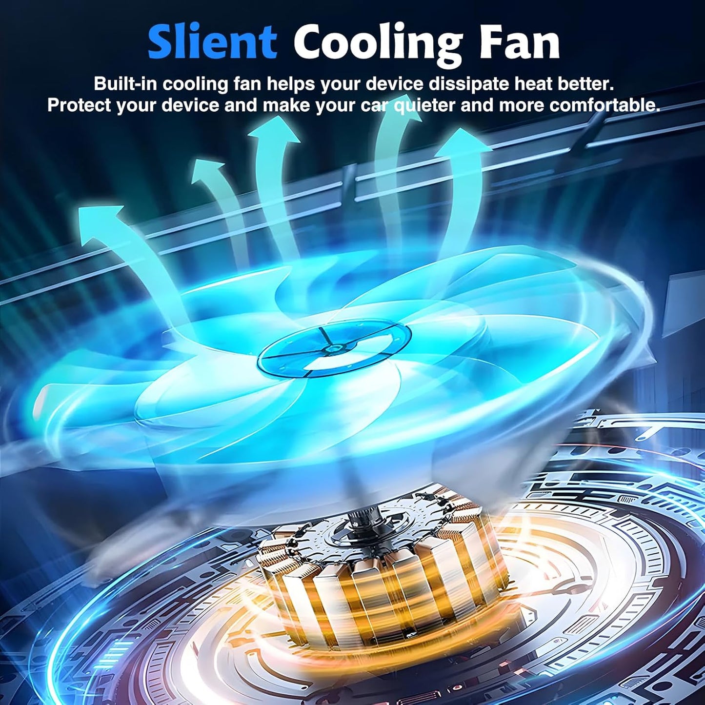 RoyPow 300W Car Power Inverter, DC 12V to 110V AC Power Inverter with Cigarette Lighter Port, Car Plug Adapter Outlet with 3.4A USB-A, QC3.0 24W, PD 30W, PD 36W, Dual AC Outlets, Car Charger Adapter