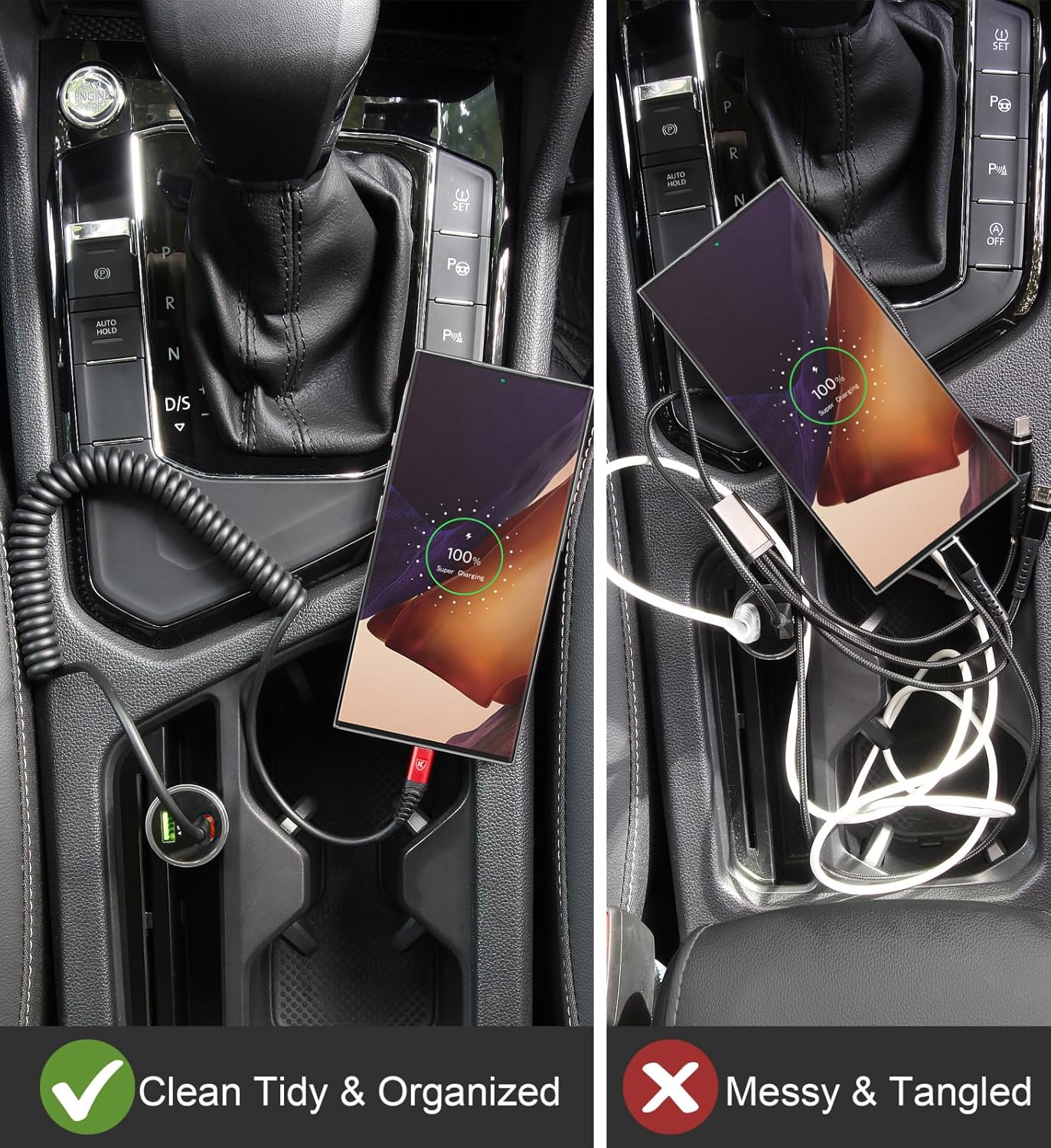 USB C Cable 3ft 2Pack USB C to USB C Charger Cable for Car, Coiled Type C Fast Charging Cable for iPhone 16/15/Plus/Pro/Pro Max/MacBook Pro 2020/iPad Pro 2020/iPad Air 4/Samsung Galaxy S23-Red