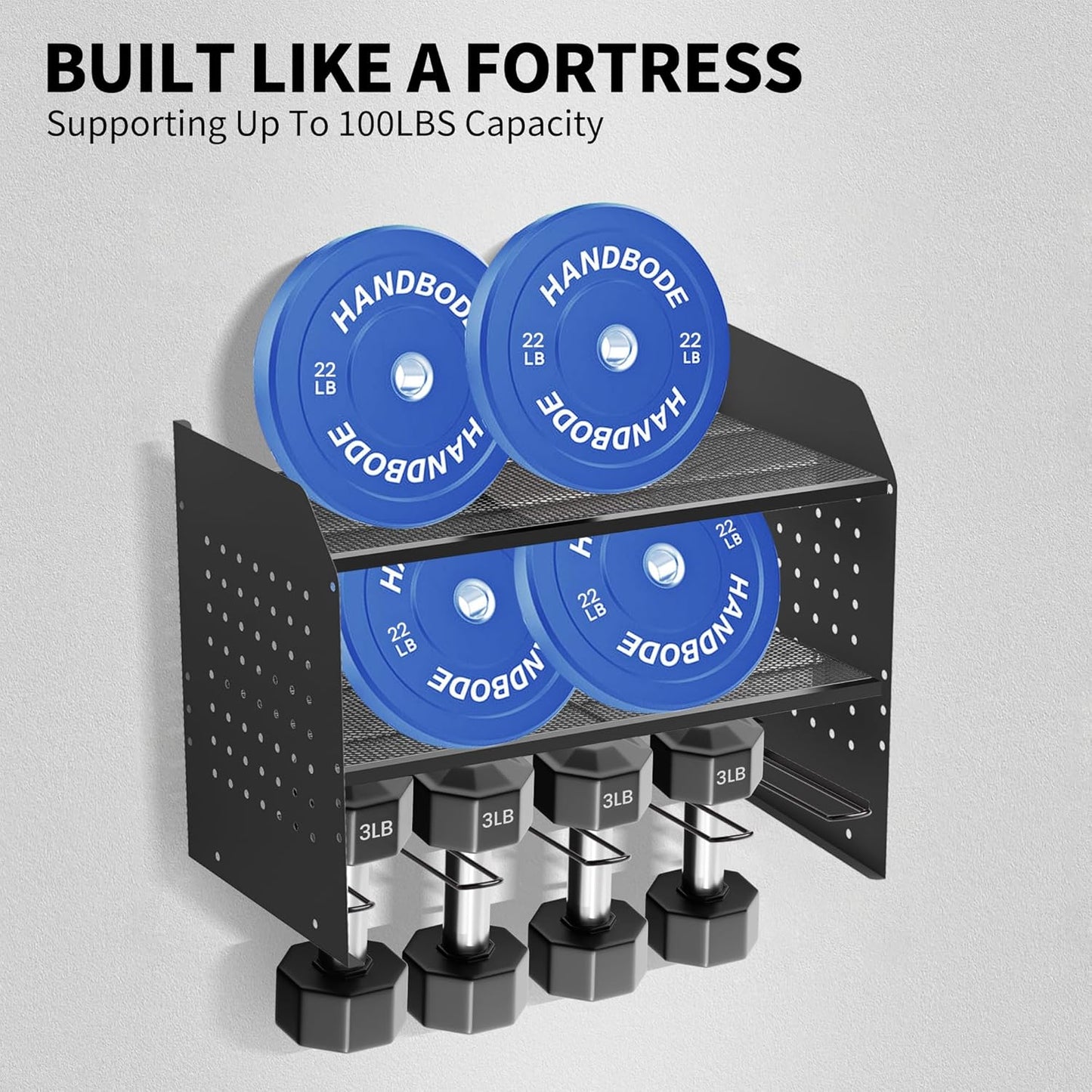 Power Tool Organizer Wall Mount – Adjustable Shelf, Side-Mounted 4-Outlet Charging Station | Heavy Duty Steel Drill Holder with Pegboards, Hooks & Drill Bit Rack for Garage & Workshop Storage