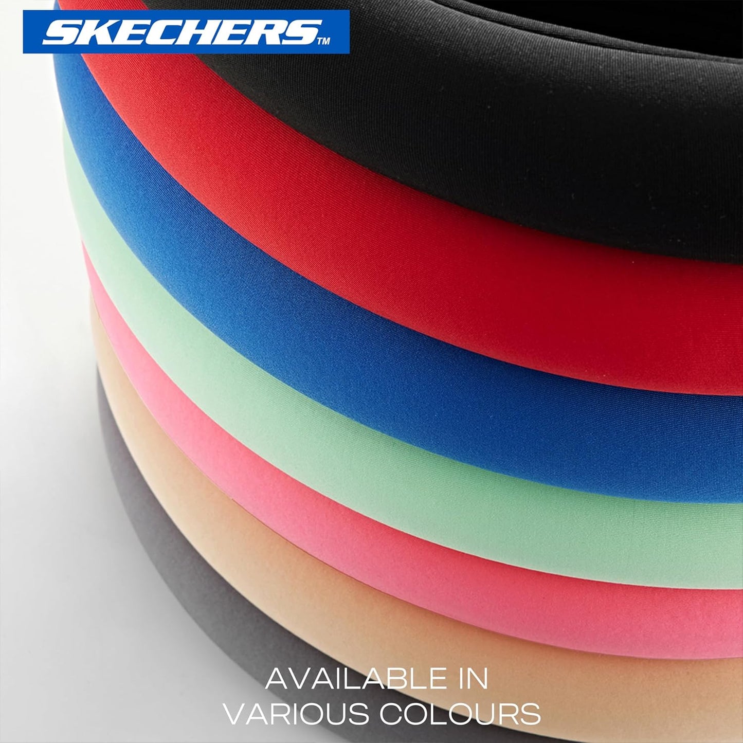 Skechers Pink Steering Wheel Cover, Memory Foam Car Steering Wheel Cover,14.5-15inch Anti-Slip Safety Comfortable Desgin, Universal Accessory for Diverse Cars, Truck,SUV (Black & Pink)