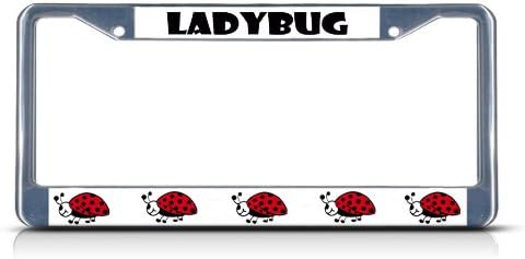 Ladybug Ladybugs License Plate Frame Tag Holder Cover