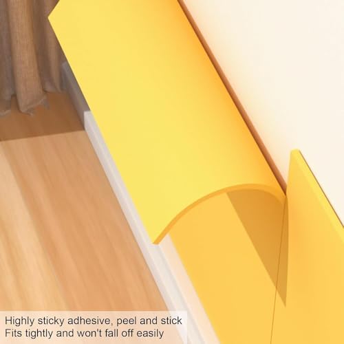 Self-Adhesive Rubber Foam Wall Protectors - 39.3x39.3in Grey Garage & Home Gym Guards, Impact & Scratch Protection for Studio Walls