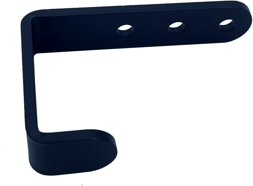 4 Pcs Black Heavy Duty Metal j Hooks for Hanging 230 lbs, Wall Mount Hook for Hanging Garage Storage Home Office Gym Sports Equipment, Tool Organization,Small U Hooks (L)