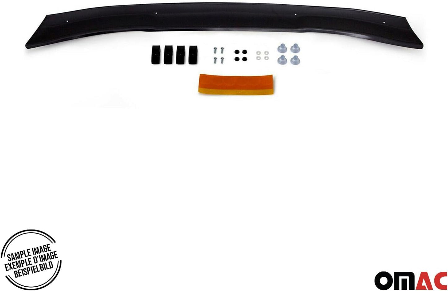 OMAC Front Bug Shield Hood Deflector Guard for Honda Civic 2006-2011 Sedan Smoke