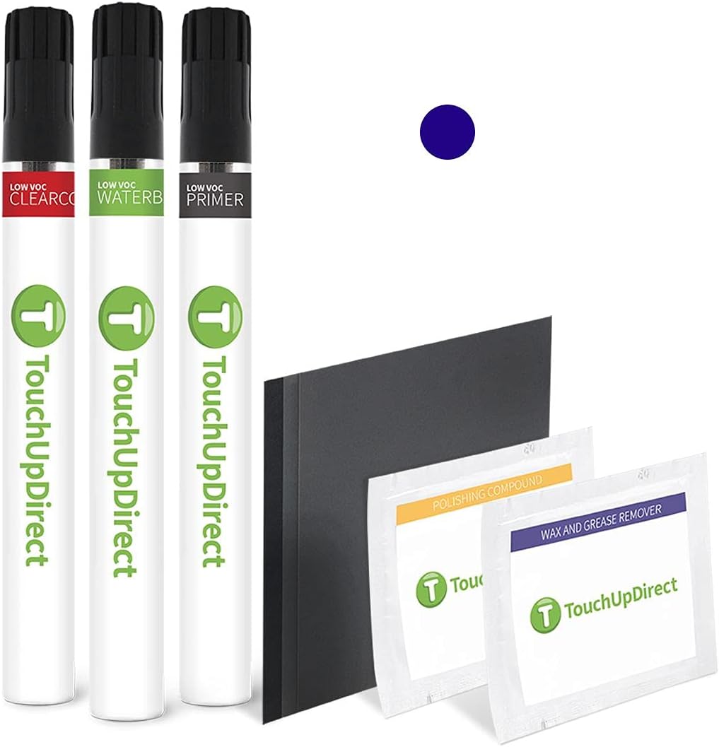 TouchUpDirect 8X8 Blueprint Compatible with Toyota Exact Match Touch Up Paint Brush - Platinum Kit