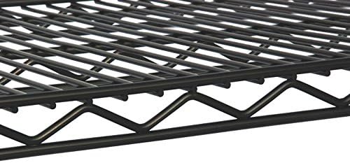 Omega 14" Deep x 48" Wide x 54" High 3 Tier Black Starter Shelving Unit