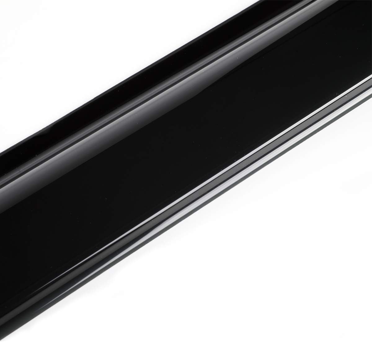 4pcs Original Shatterproof Outside Mount Style Window Rain Guards Durable Side Wind Deflectors Dark Smoke Nice Looking Vent Window Visors fit for 2005-2015 Toyota Tacoma Extended cab (Access) TY4P07