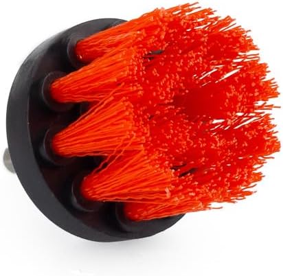 Maxshine M8 Medium-Duty Upholstery Carpet Brush with Drill Attachment - Removes and Scrubs Grime, Stains, and Spots from All Types of Upholstery and Carpets in Leather and Fabric (2")