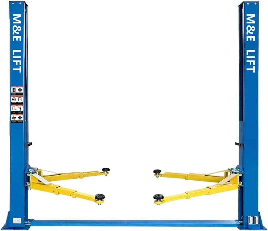 9000lbs 2 Post Car Lift Two/2 Post Lift Car Lift Automotive Lift for Repair Shop (220v)