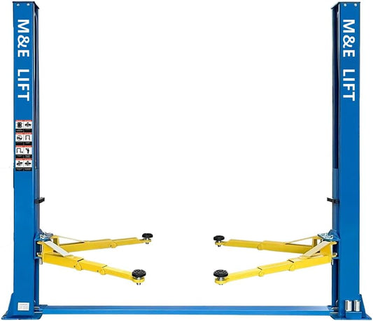 9000lbs 2 Post Car Lift Two/2 Post Lift Car Lift Automotive Lift for Repair Shop (220v)