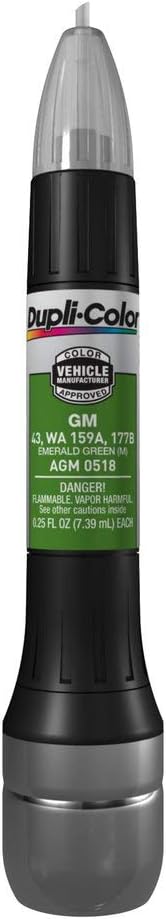 Dupli-Color AGM0518 Scratch Fix All-In-1 Exact-Match Automotive Touch-Up Paint – General Motors Emerald Green – 0.25 oz. Paint Pen