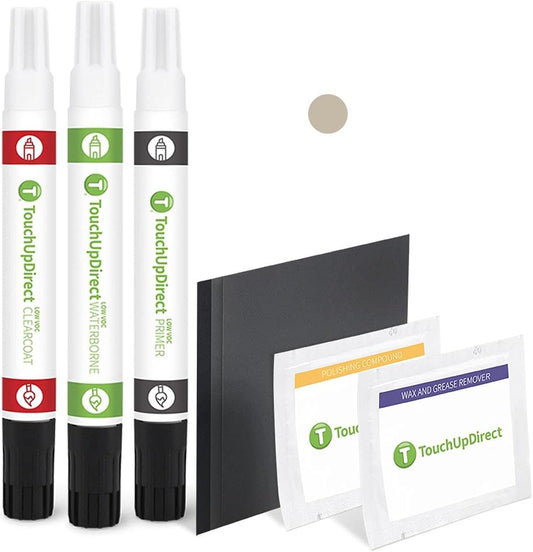 TouchUpDirect 4V6 Quicksand Compatible with Toyota Exact Match Touch Up Paint Combo - Platinum Kit