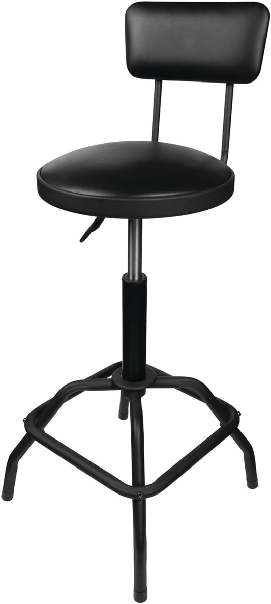 Performance Tool W85016 Pneumatic Stool w/Removable Backrest