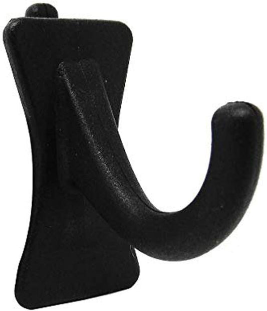 PegPro® J Hooks Kit for Standard “Wood Fiber” pegboard – Durable Plastic Pegboard Hooks - for Garage, Kitchen, Craft Room, and More (J Hook - 24 Pack, Black)