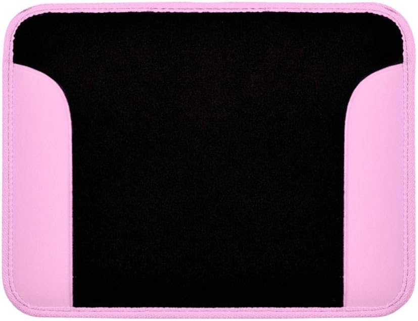 BDK carXS Fresh Two-Tone Carpet Floor Mats, Tribal Tattoo Design with Vinyl Trim for Car Sedan Truck SUV, Front & Rear Set of 4, Pink