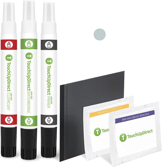 TouchUpDirect 6X3 Lunar Rock Compatible with Toyota Exact Match Touch Up Paint Combo - Platinum Kit