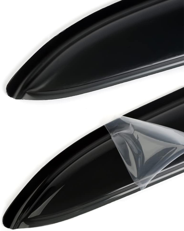 Side Window Visors Wind Deflector Set fit for 96-20 Chevrolet Express/GMC Savana 1500/2500/3500 Van 03-09 Kodiak/Topkick C4500/C5500, 2pcs Out-Channel Nice Rain Guards 92455