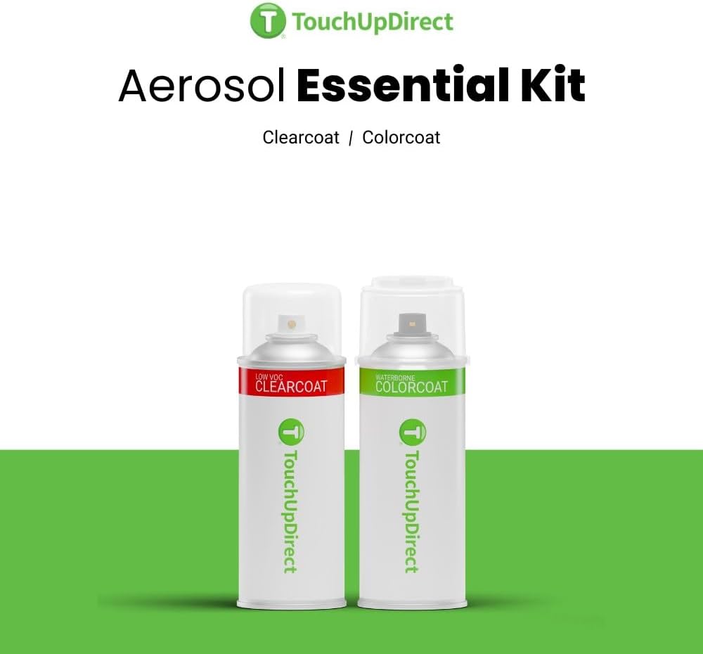 TouchUpDirect 8V5 Shoreline Blue Pearl Compatible with Toyota Exact Match Touch Up Paint Aerosol - Essential Kit