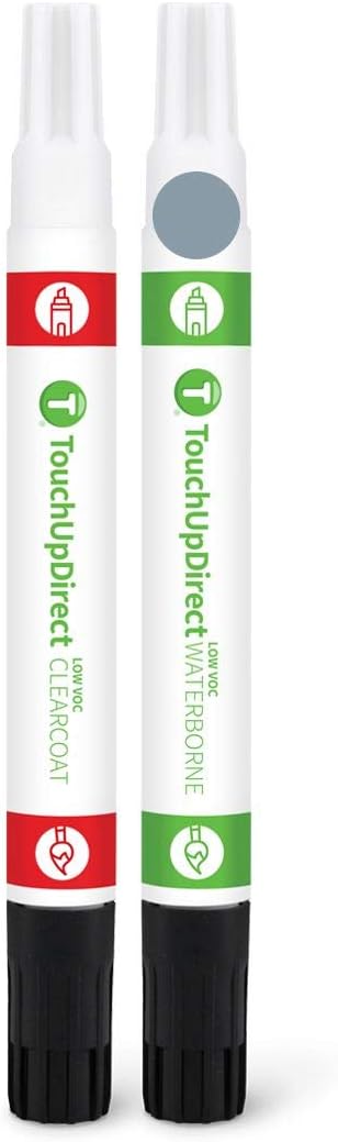 TouchUpDirect 8R3 Pacific Blue Metallic Compatible with Toyota Exact Match Touch Up Paint Combo - Essential Kit