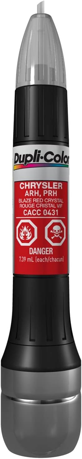Dupli-Color ACC0431 Scratch Fix All-In-1 Exact-Match Automotive Touch-Up Paint – Chrysler Blaze Red Crystal – 0.25 oz. Paint Pen