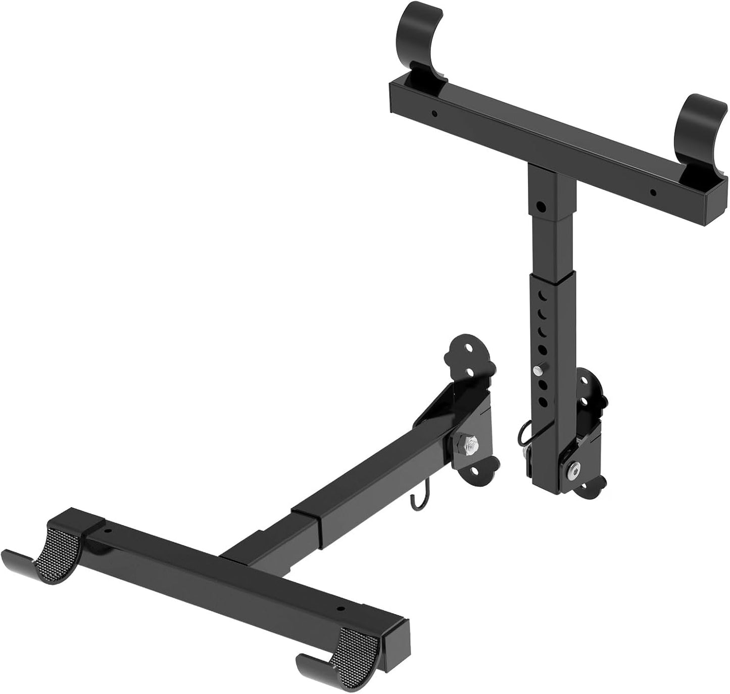 Bike Wall Mount,Horizontal Bicycle Indoor Storage Rack Foldable and Extendable Garage Bike Hanger for Road,Mountain and Hybrid Bikes