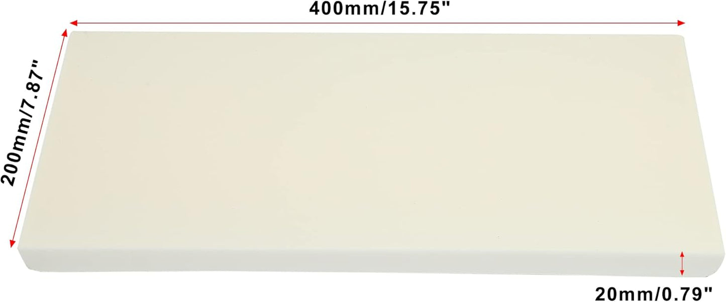 X AUTOHAUX 400x200x20mm 4pcs Car Garage Wall Guard Door Bumper Protector Anti Collision Waterproof White