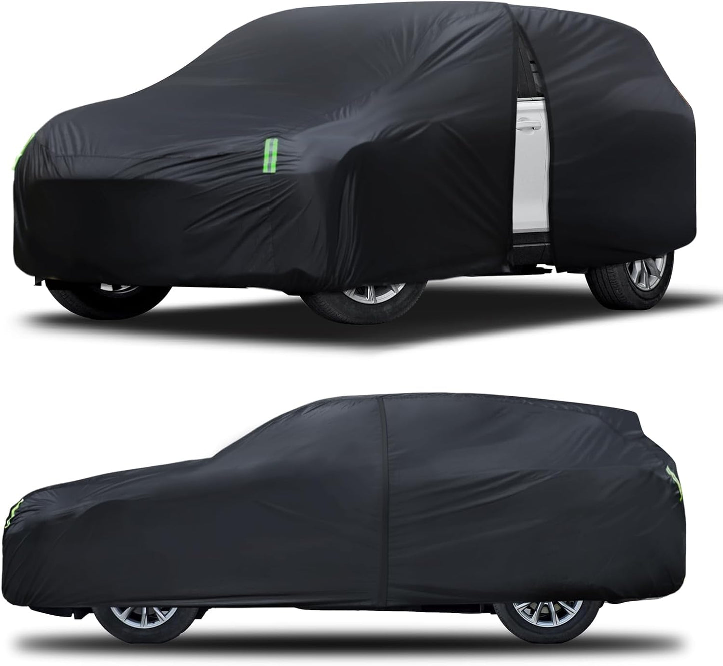 SUV Car Cover Waterproof All Weather for Automobiles, Size S2 Universal Fit for Toyota RAV4, Honda CRV, BMW X3, Hyundai Santa Fe, Nissan Rogue, Subaru Outback, Kia Sorento, Audi Q5 etc.(182-190 inch)